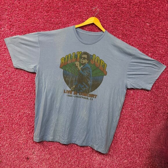 Billy Joel Live In Inglewood 1980 T-Shirt 3XL - Picture 3 of 4